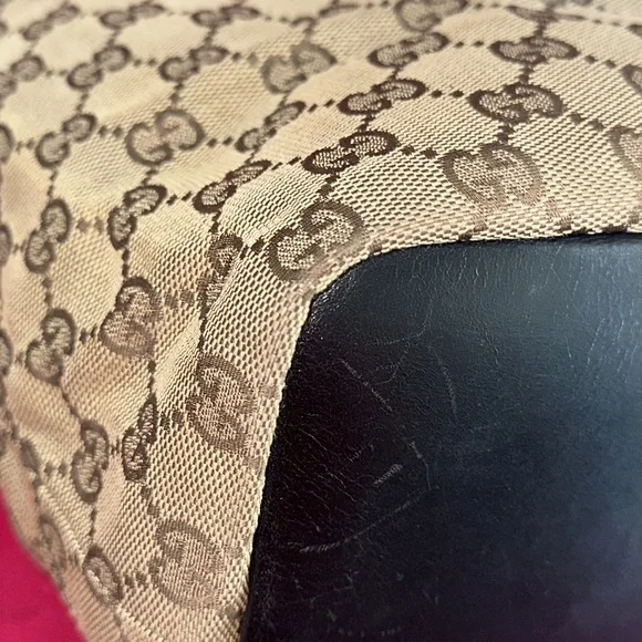 Gucci bamboo strap shoulder tote hobo purse - Picture 8 of 16